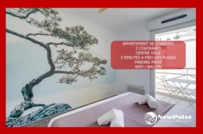 Le galet, appartement de standing, hyper centre, parking privé, à 100 m de la mer